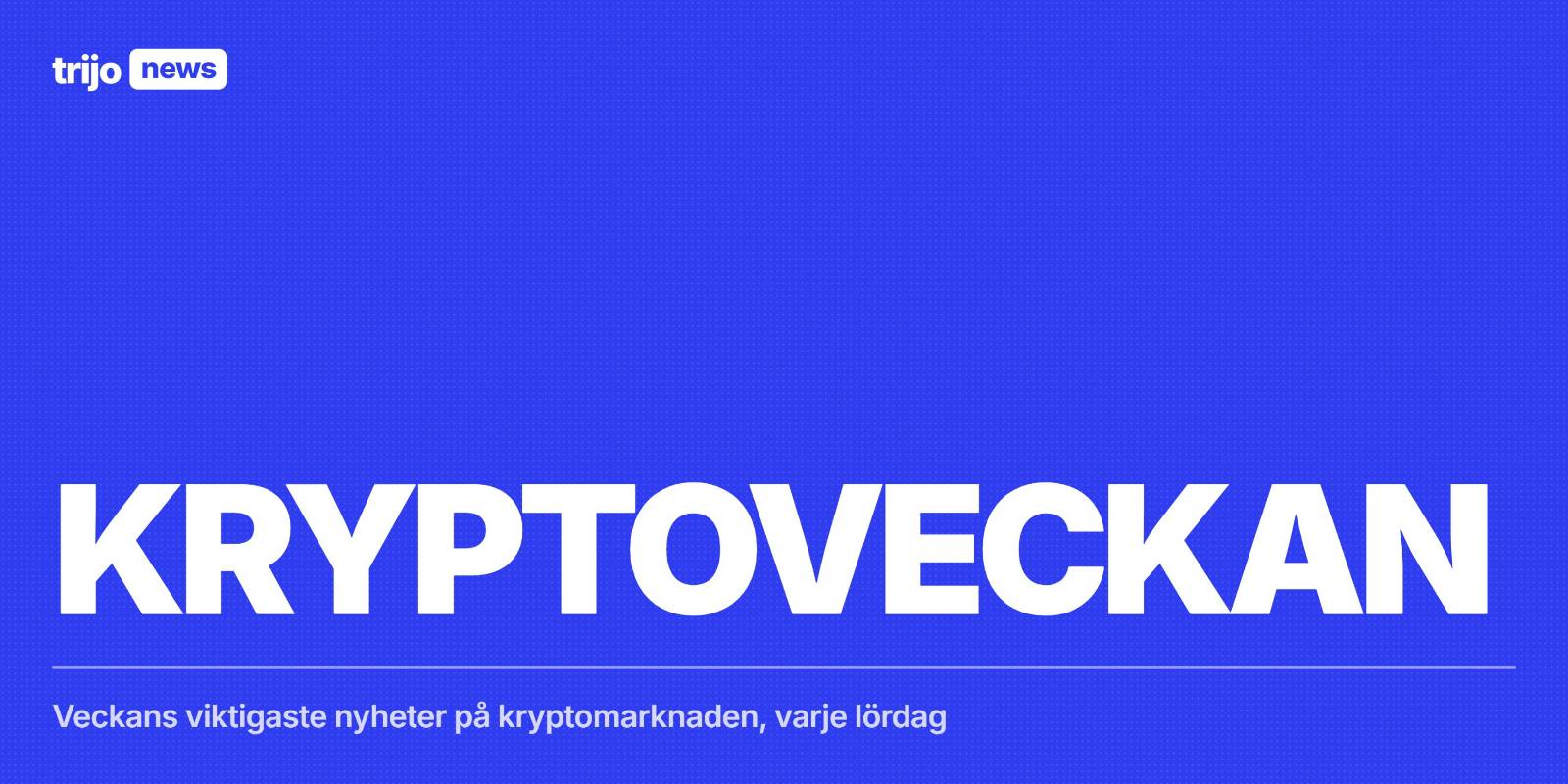 Kryptoveckan som gick: bluffvåg i EU, räntepress på bitcoin och skattejakt i Storbritannien