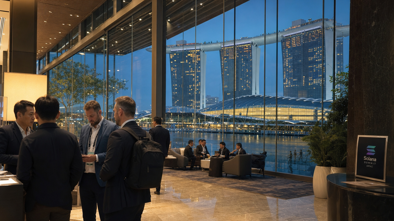 Kryptochefer och globala toppar samlades i Singapore – rekord för affärsevent och F1