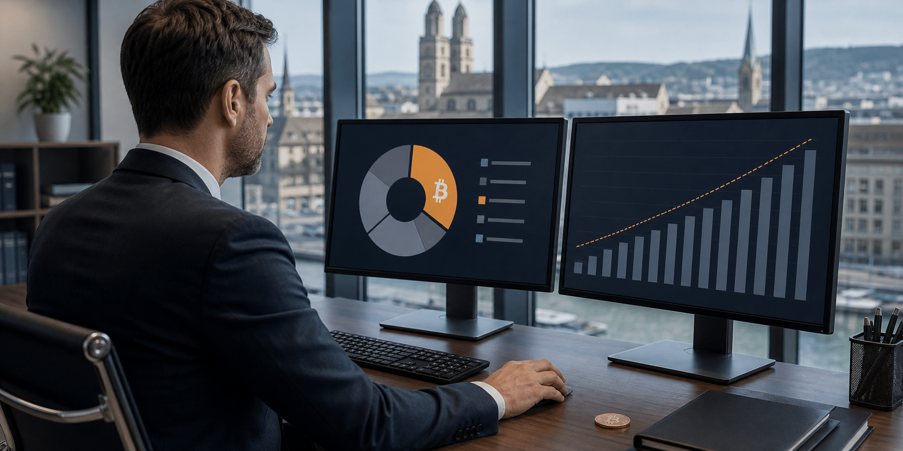 Analytiker granskar institutionell exponering mot en bitcoin-ETF