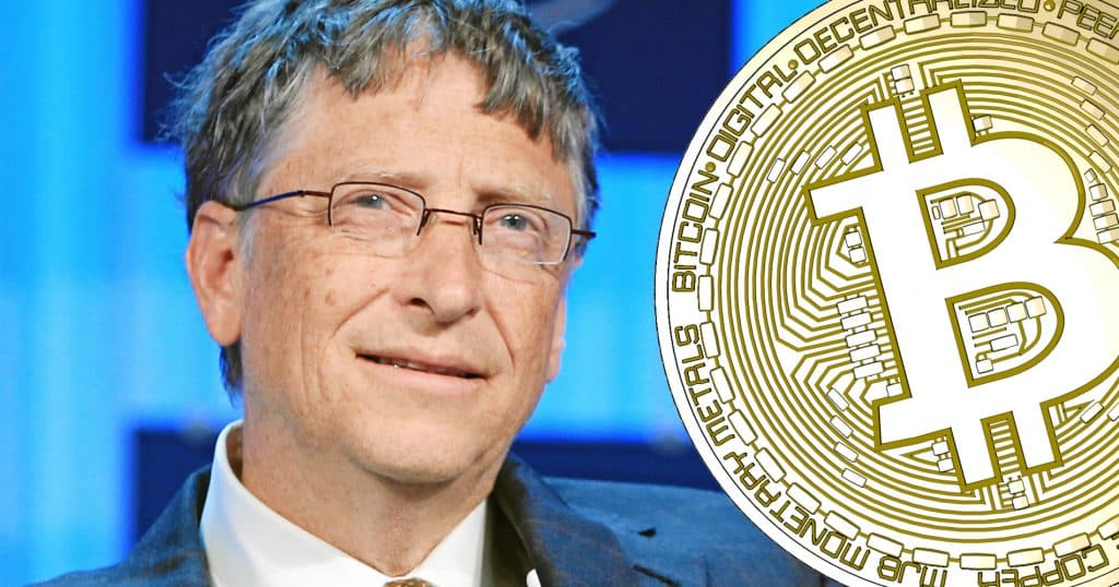 Bill Gates vill blanka bitcoin.