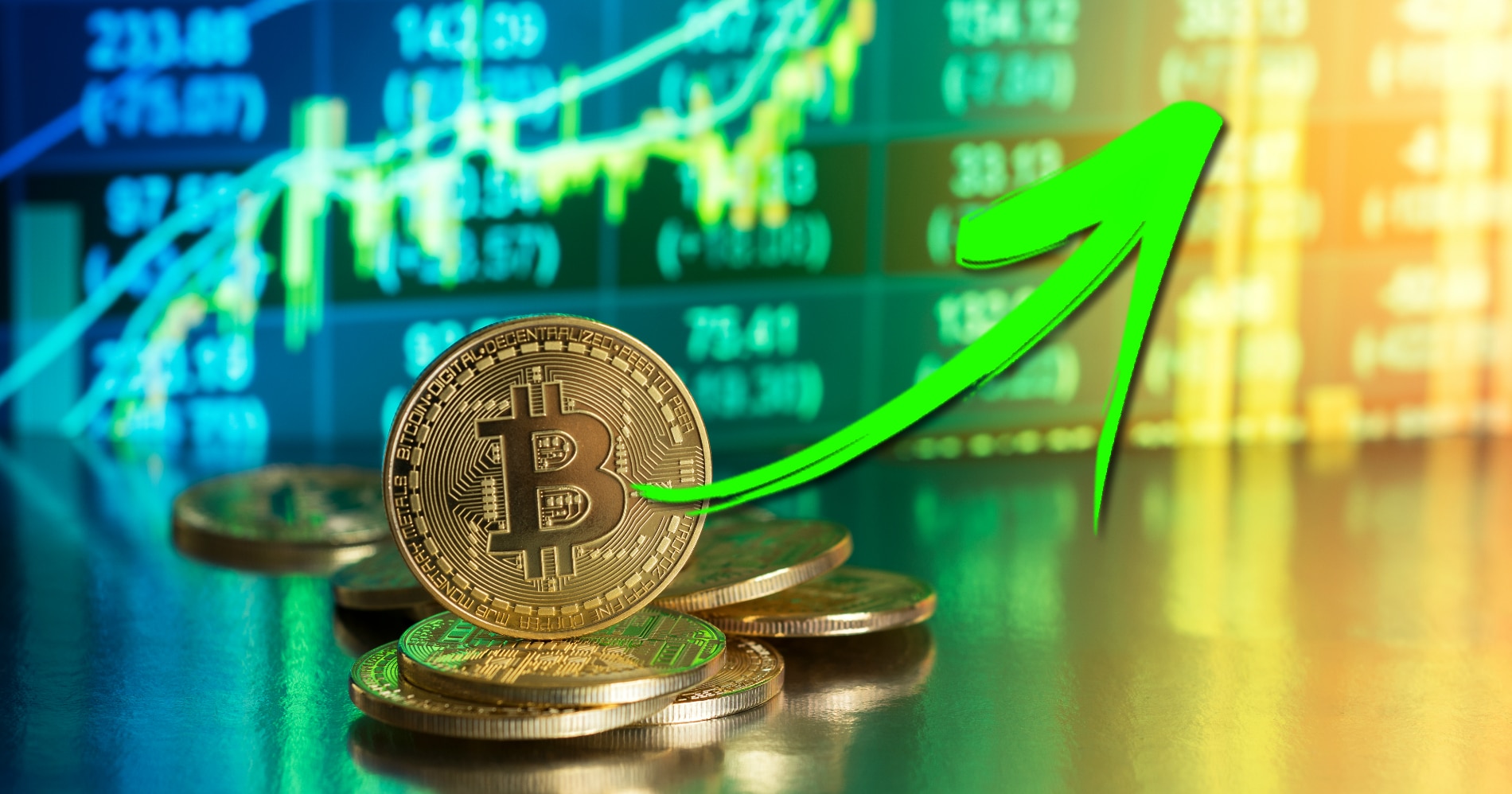 Bitcoin är åter över 7000 dollar.