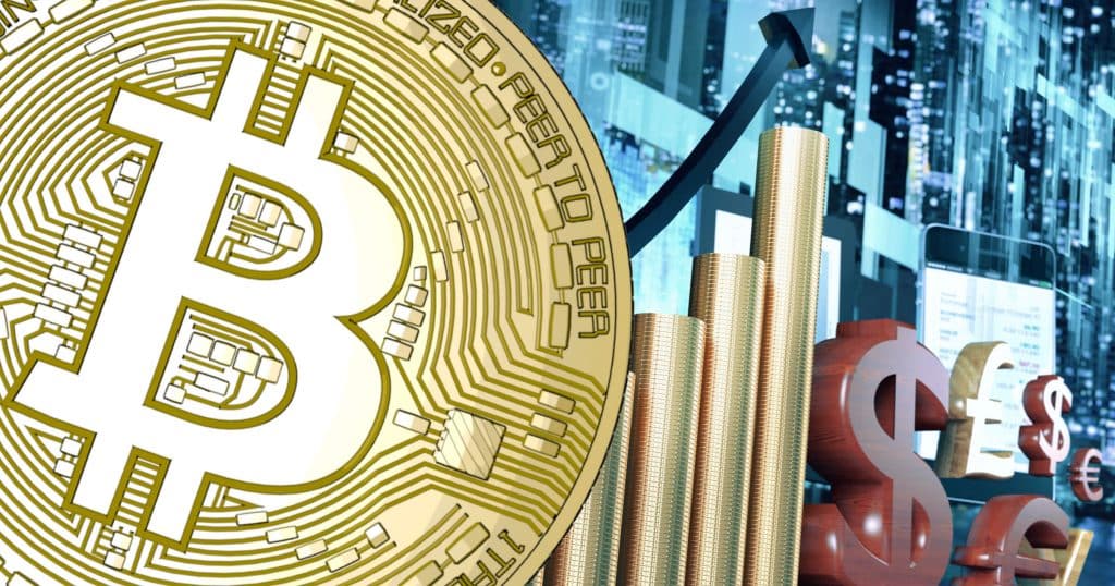 Kryptodygnet: Bitcoin rusar 400 dollar på några minuter – andra valutor följer efter.