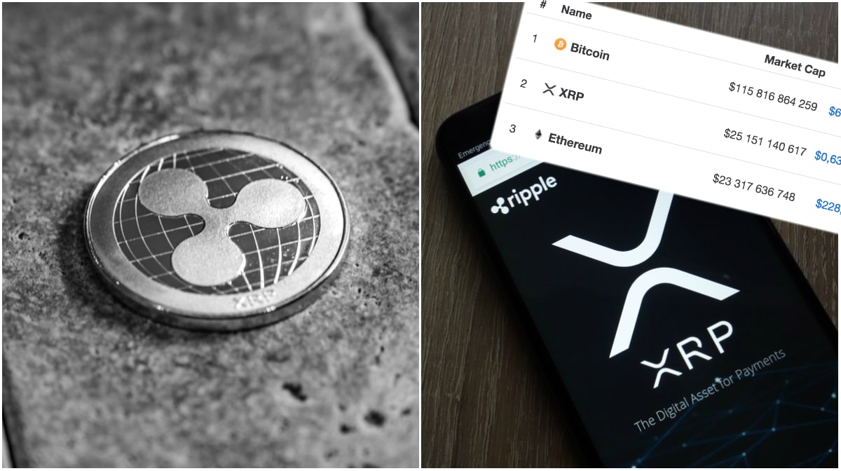 Xrp går om ethereum som världens näst största kryptovaluta.