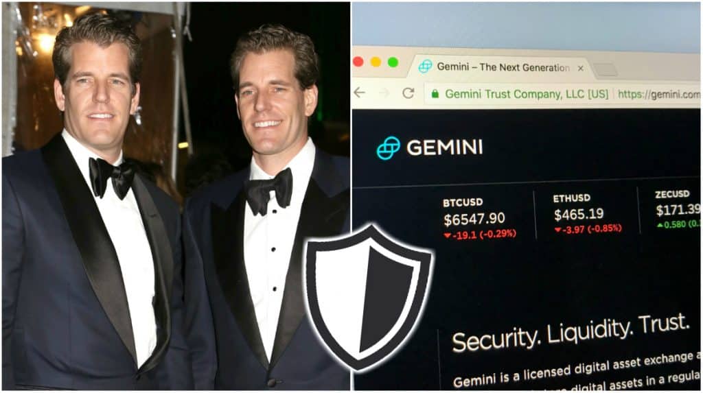 Winklevoss twins' crypto exchange offers insurance to its customers.