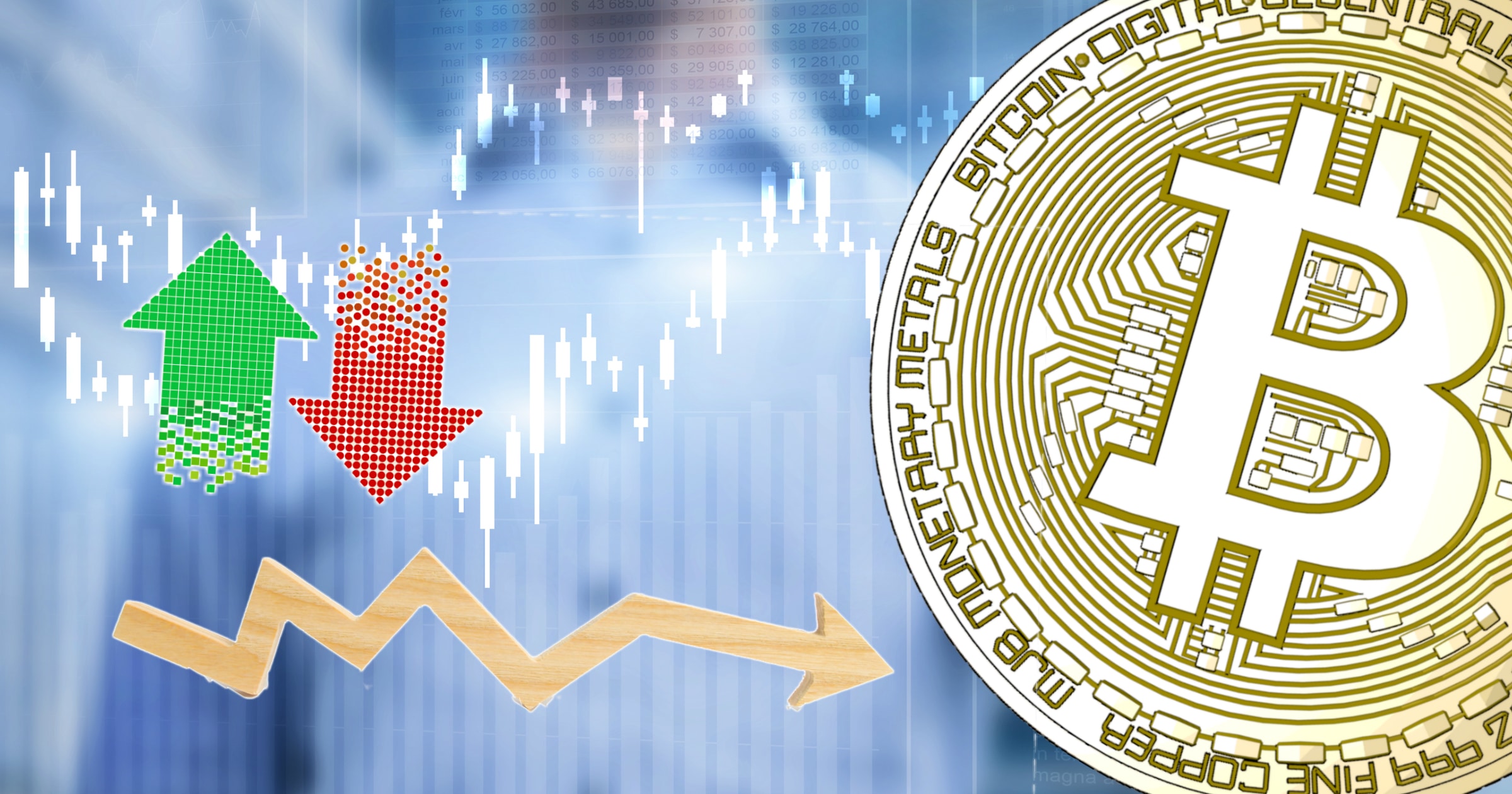 Kryptodygnet: Lugna marknader – handelsvolymen för bitcoin sjunker.