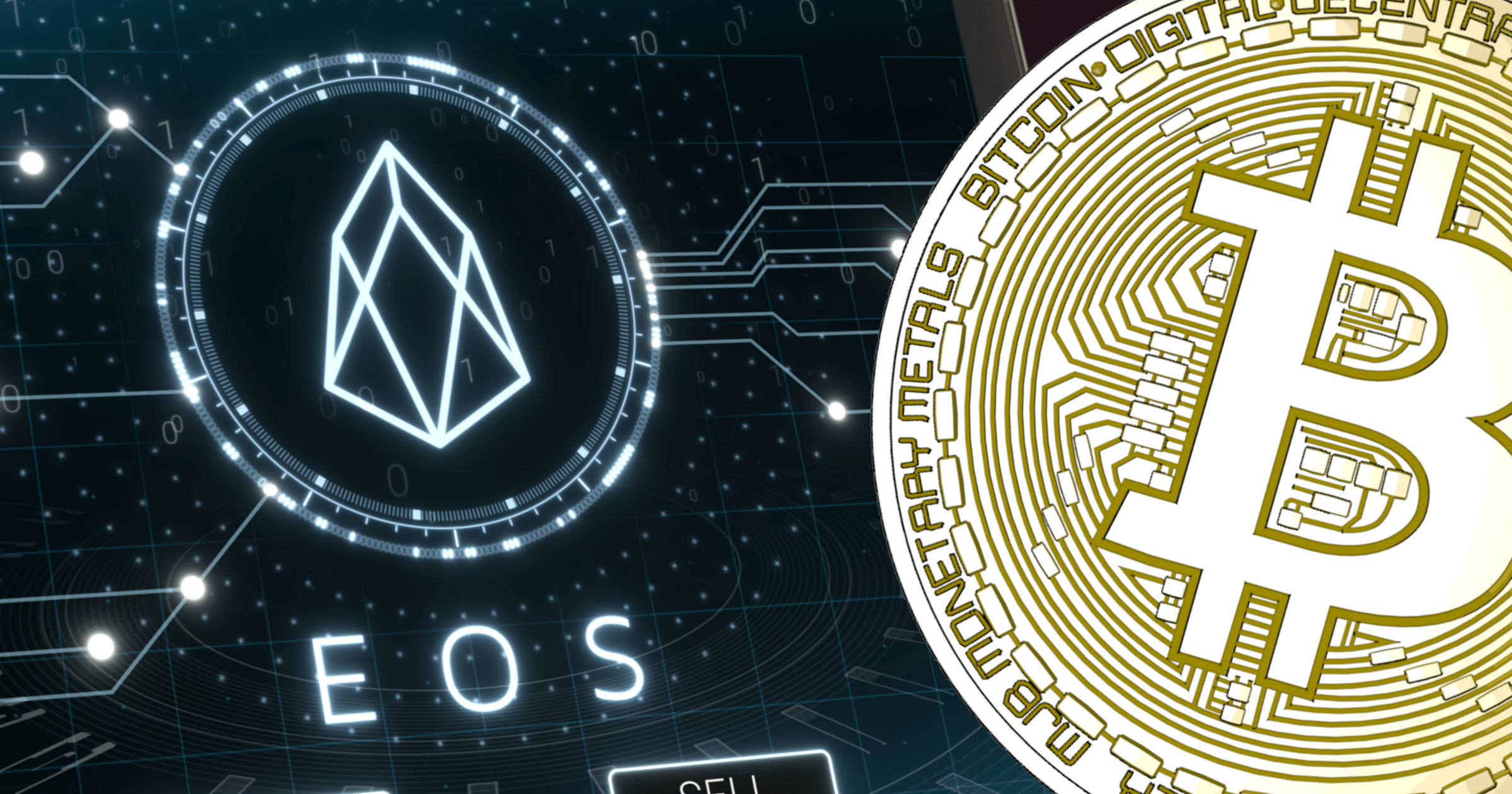 Eos ökar mest på lugna kryptomarknader.