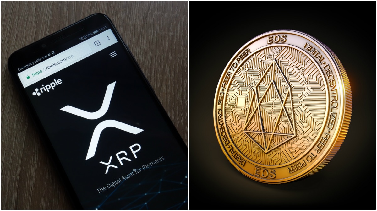 Eos ökar och xrp minskar på lugna kryptomarknader.