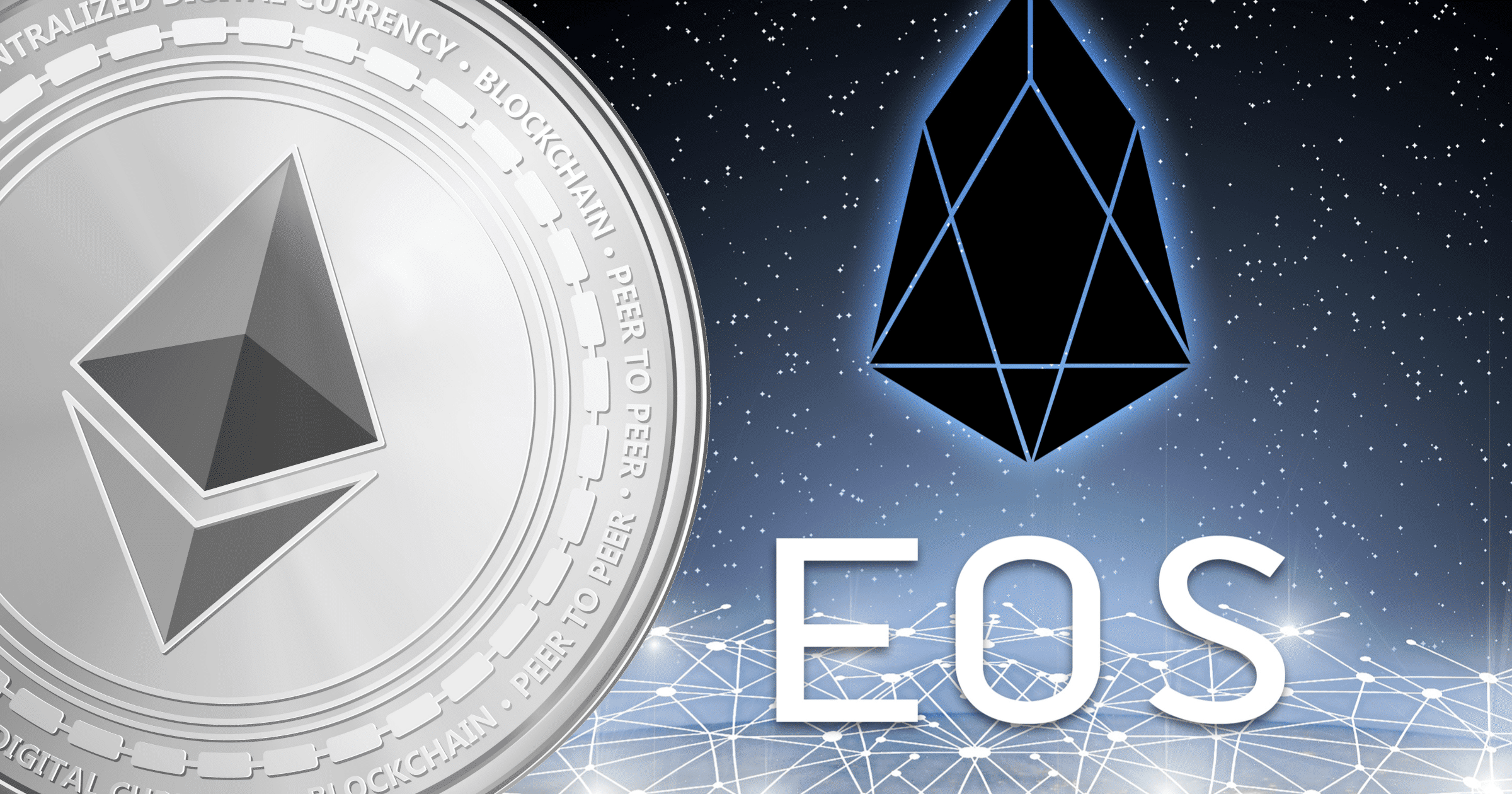 Lugna kryptomarknader – ethereum och eos ökar mest av de största valutorna.