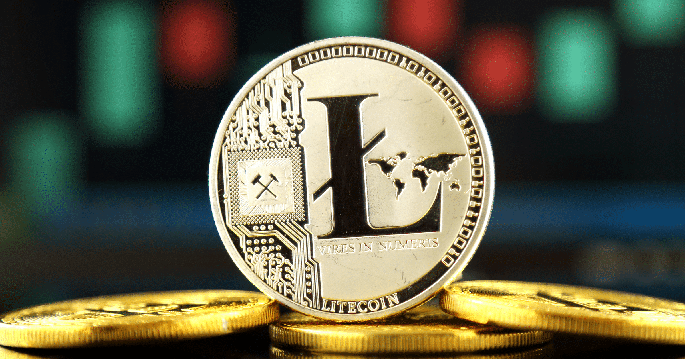 Lugna marknader – litecoin ökar mest av de största kryptovalutorna.