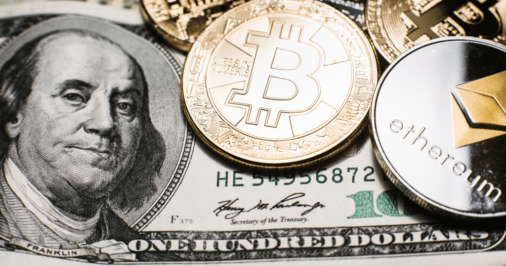 Report: Cryptocurrencies have caught up with traditional currencies in revenues.