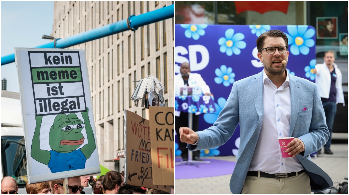 Kryptoprofilen Richard Heart kallar Sverigedemokraterna för "dumbasses".