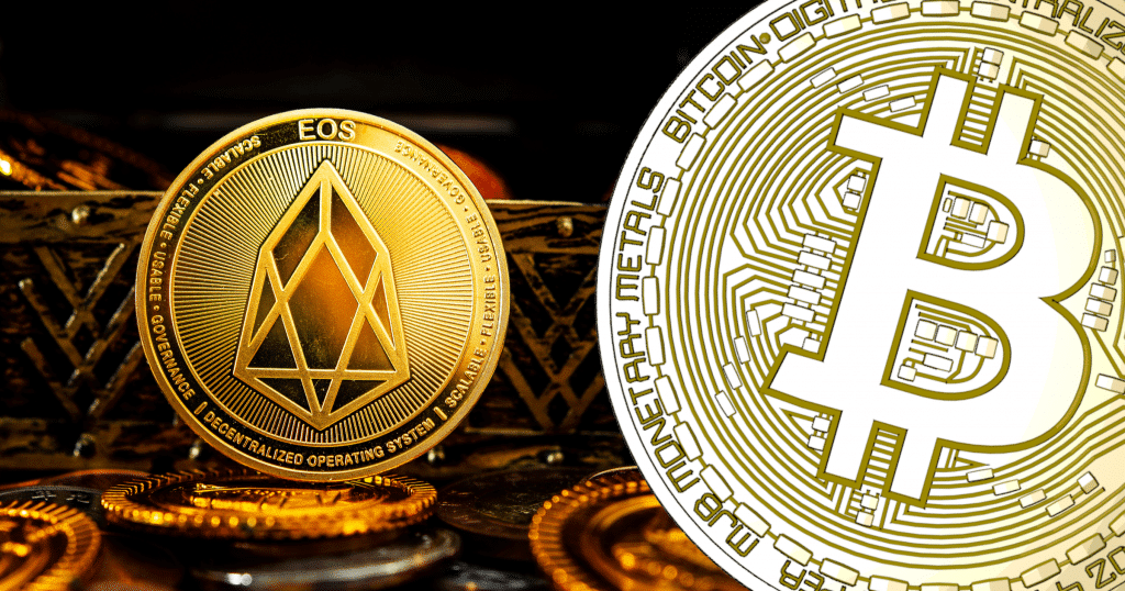 Eos increases the most on soaring crypto markets.