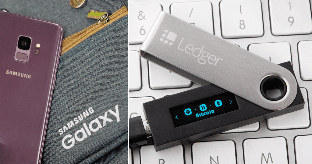 Samsung invests €2.6 million in hardware wallet startup Ledger.