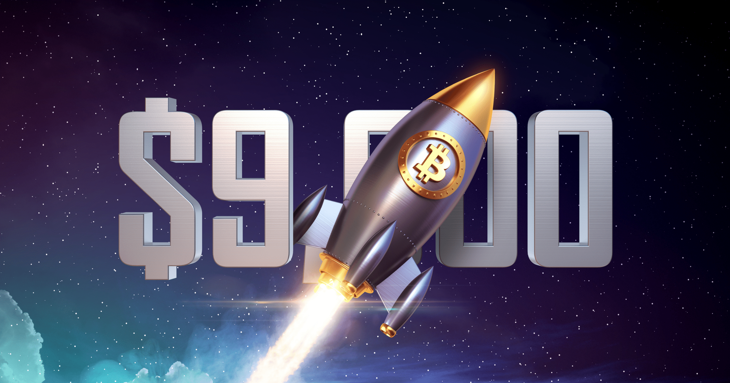 Bitcoin rusar förbi 9 000 dollar – men är kraftigt volatil.