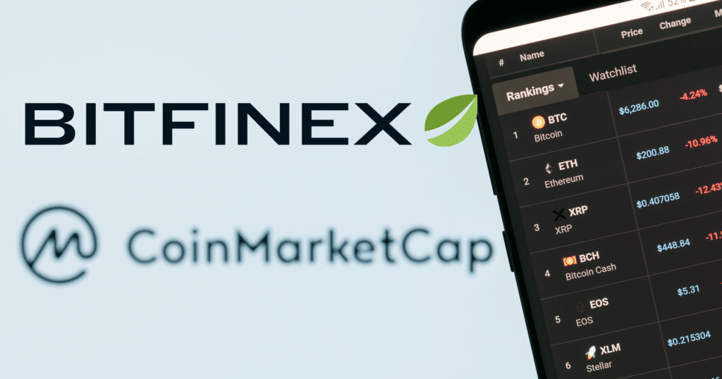 After the controversies – Coinmarketcap excludes Bitfinex's bitcoin price from average calculation.