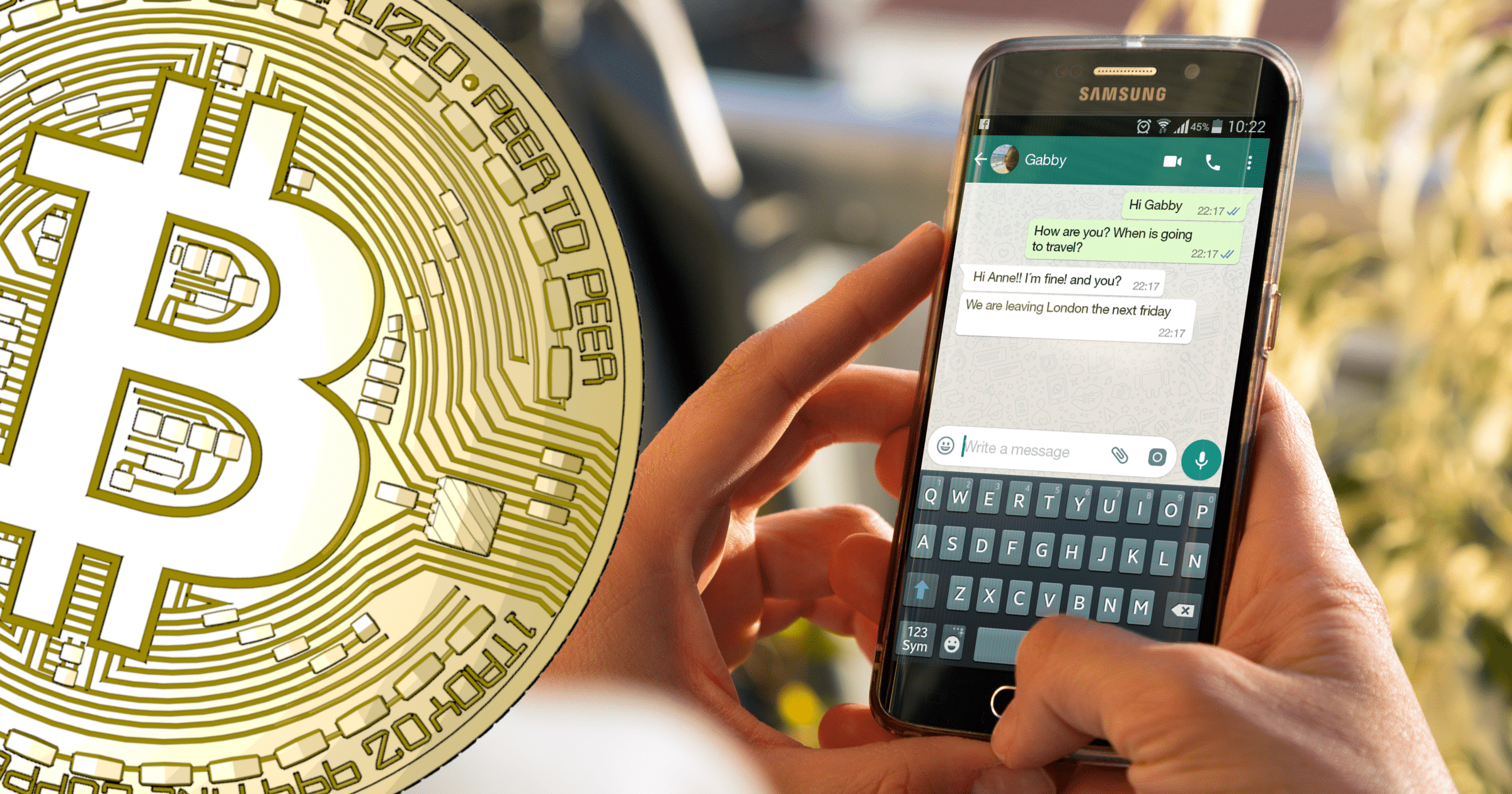 Nu kan du skicka och ta emot bitcoin med Whatsapp.