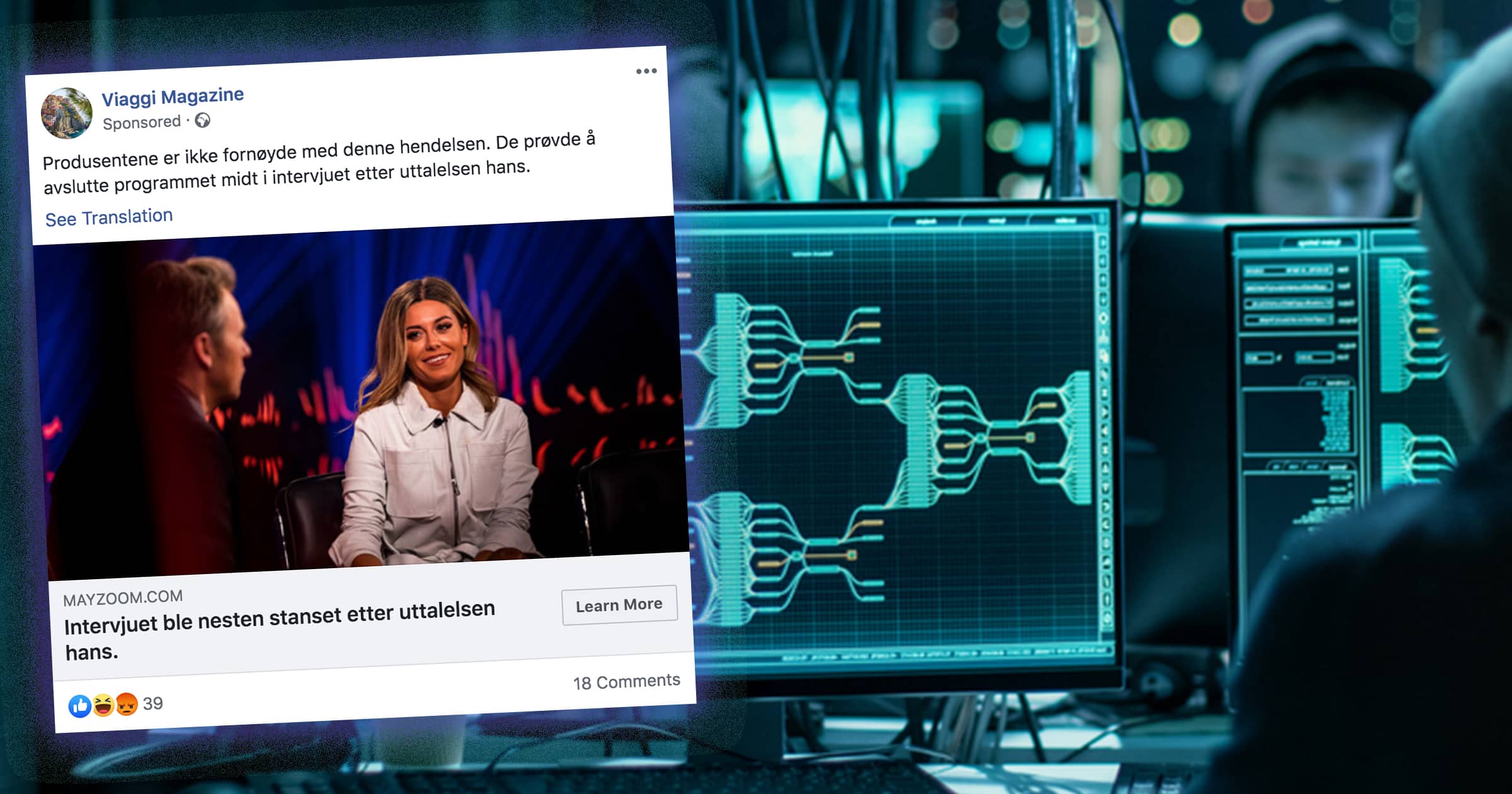 Bianca Ingrosso drabbad av bedrägeriet bitcoin code