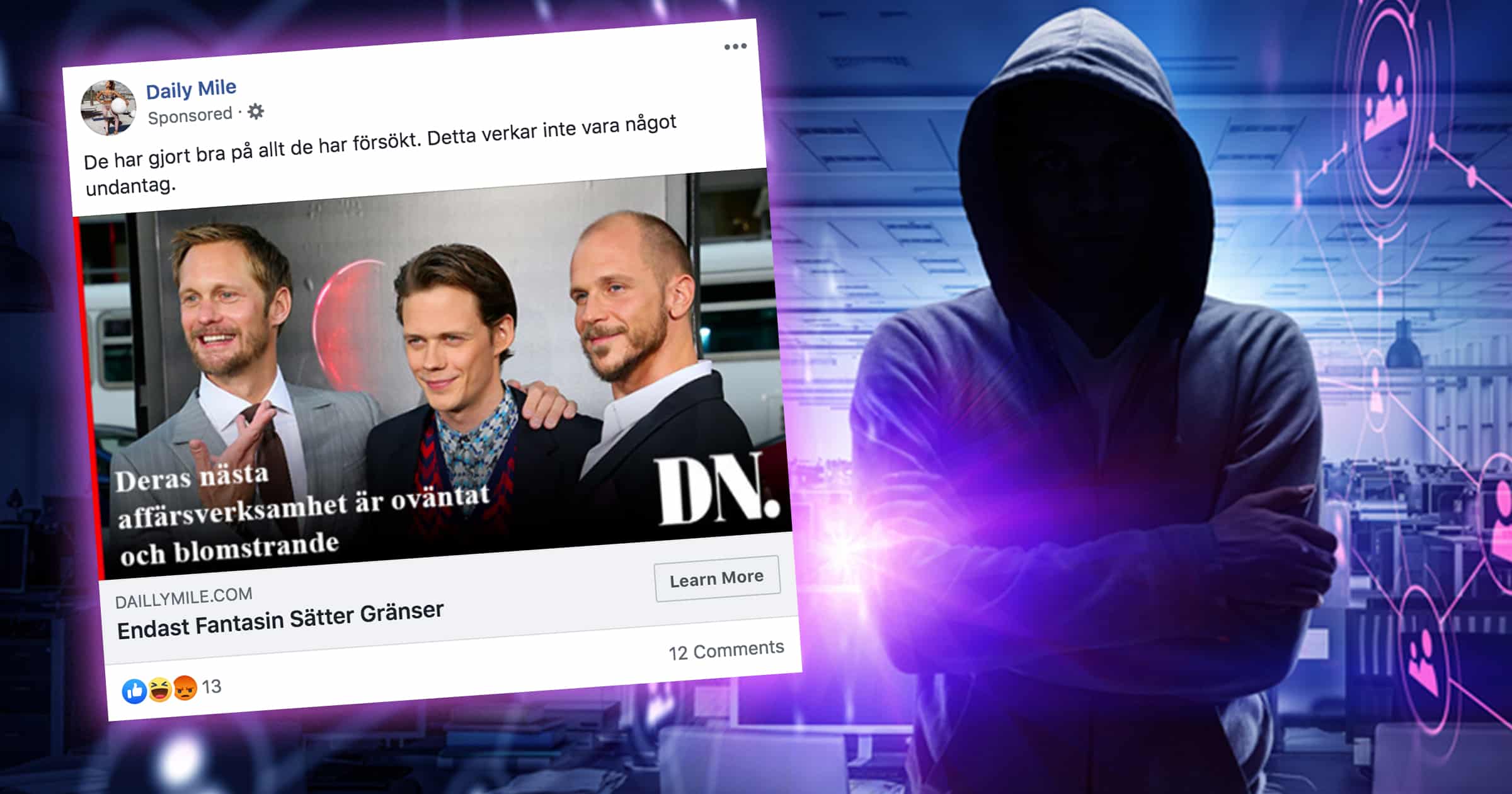 Bröderna Skarsgård drabbade i bitcoin-bluff