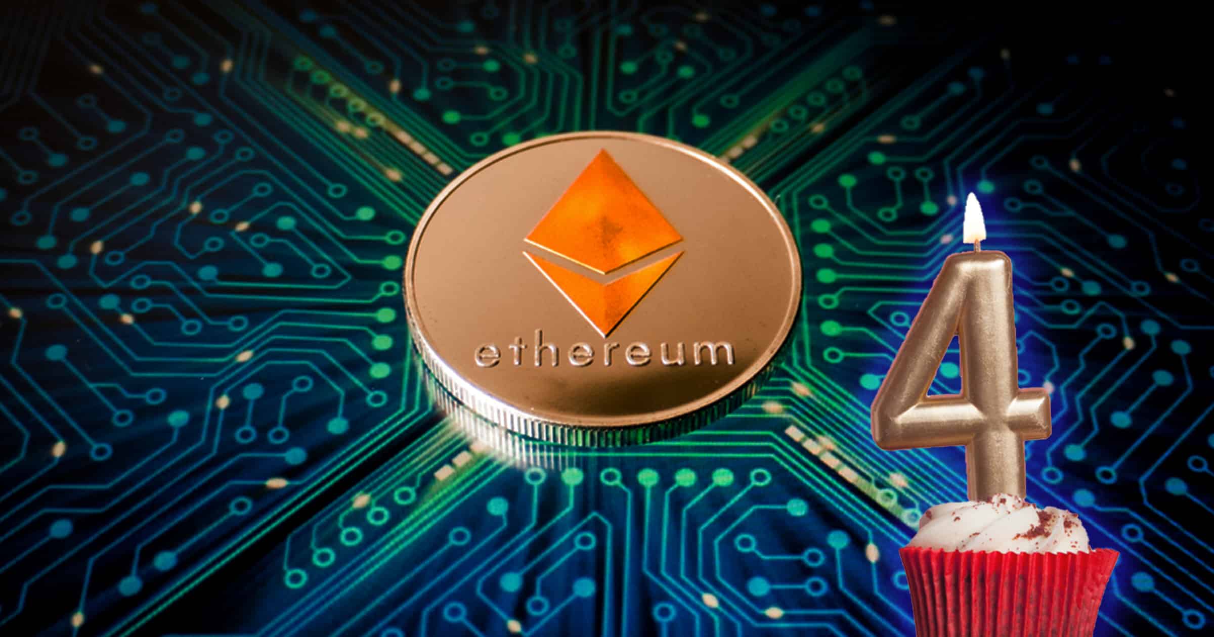 Grattis till ethereum, fyra år i dag