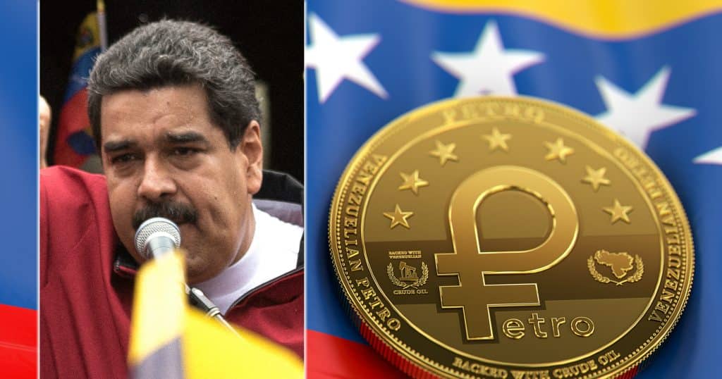 Venezuelas president Nicolás Maduro beordrar storbank att använda petron.