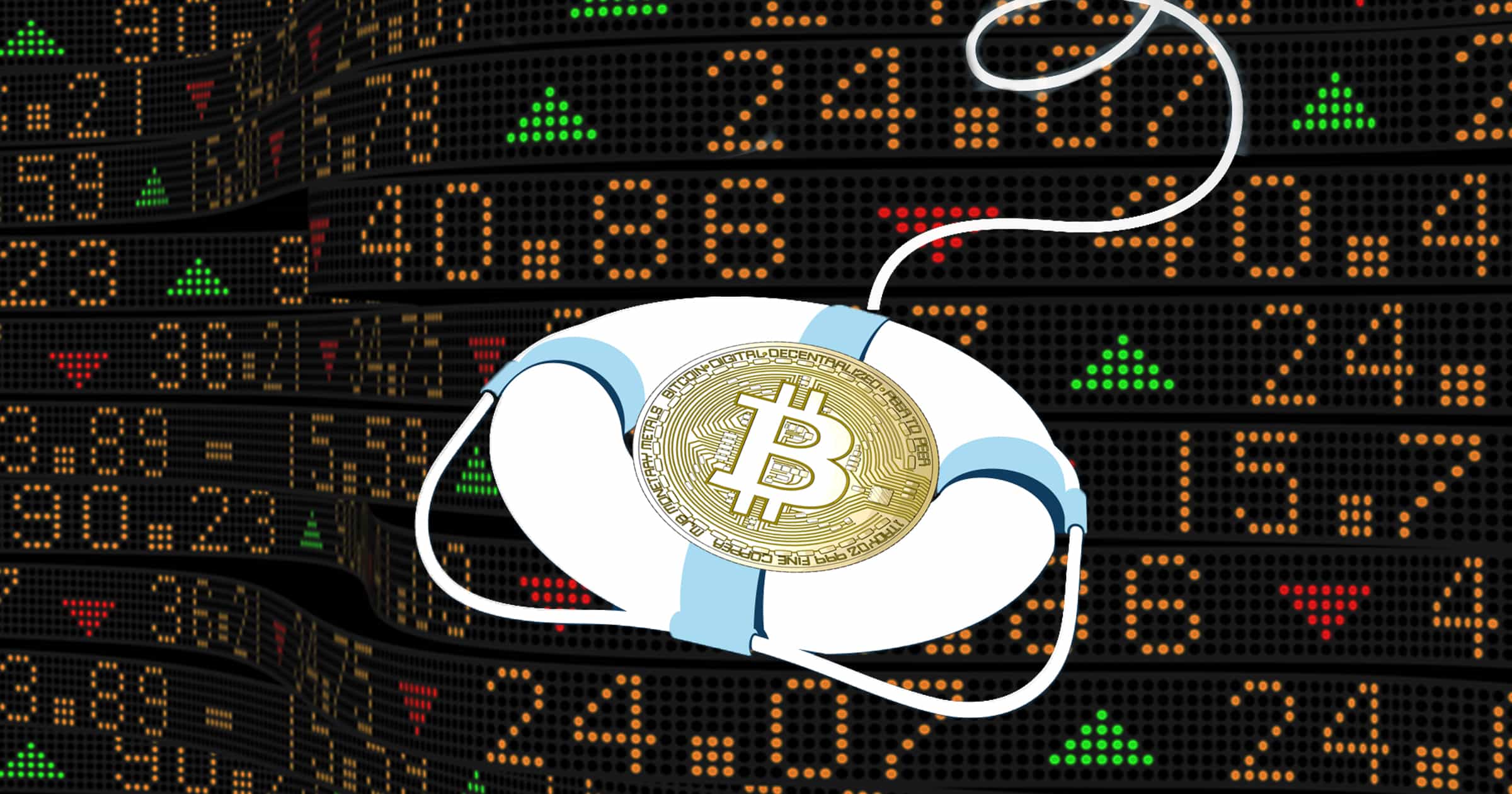 Bitcoin rusar när aktiemarknaderna faller: "Investerare ser det som en säker hamn"