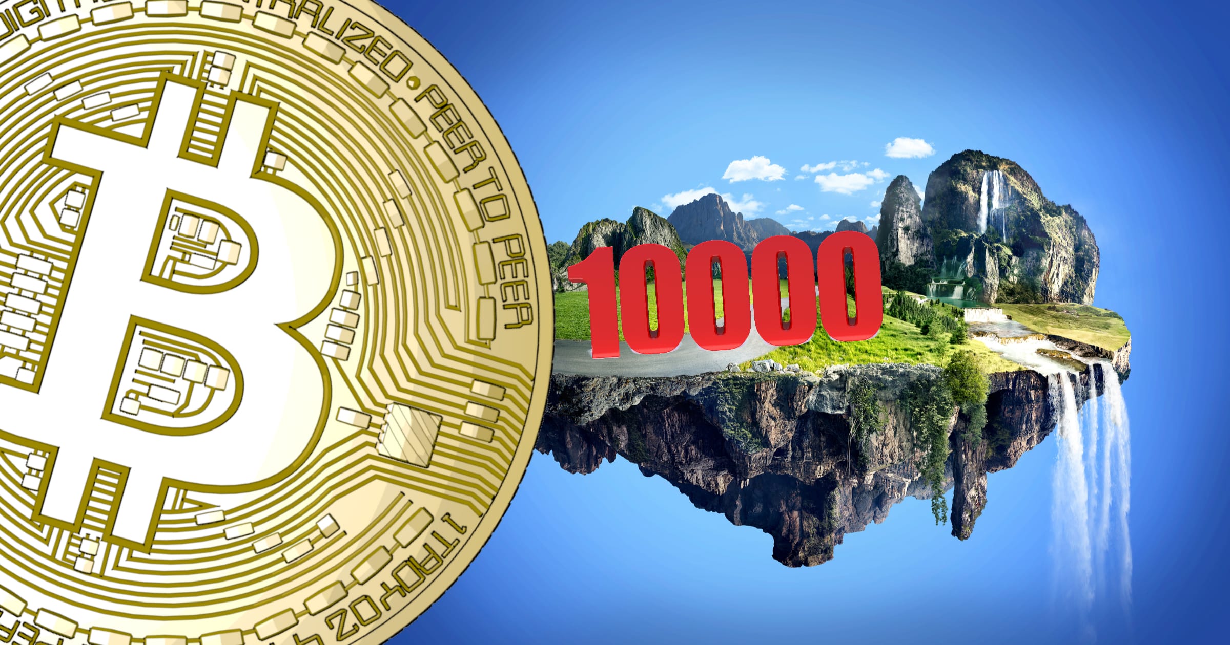 Bitcoinpriset har parkerat strax över 10 000 dollar – altcoins visar röda siffror.