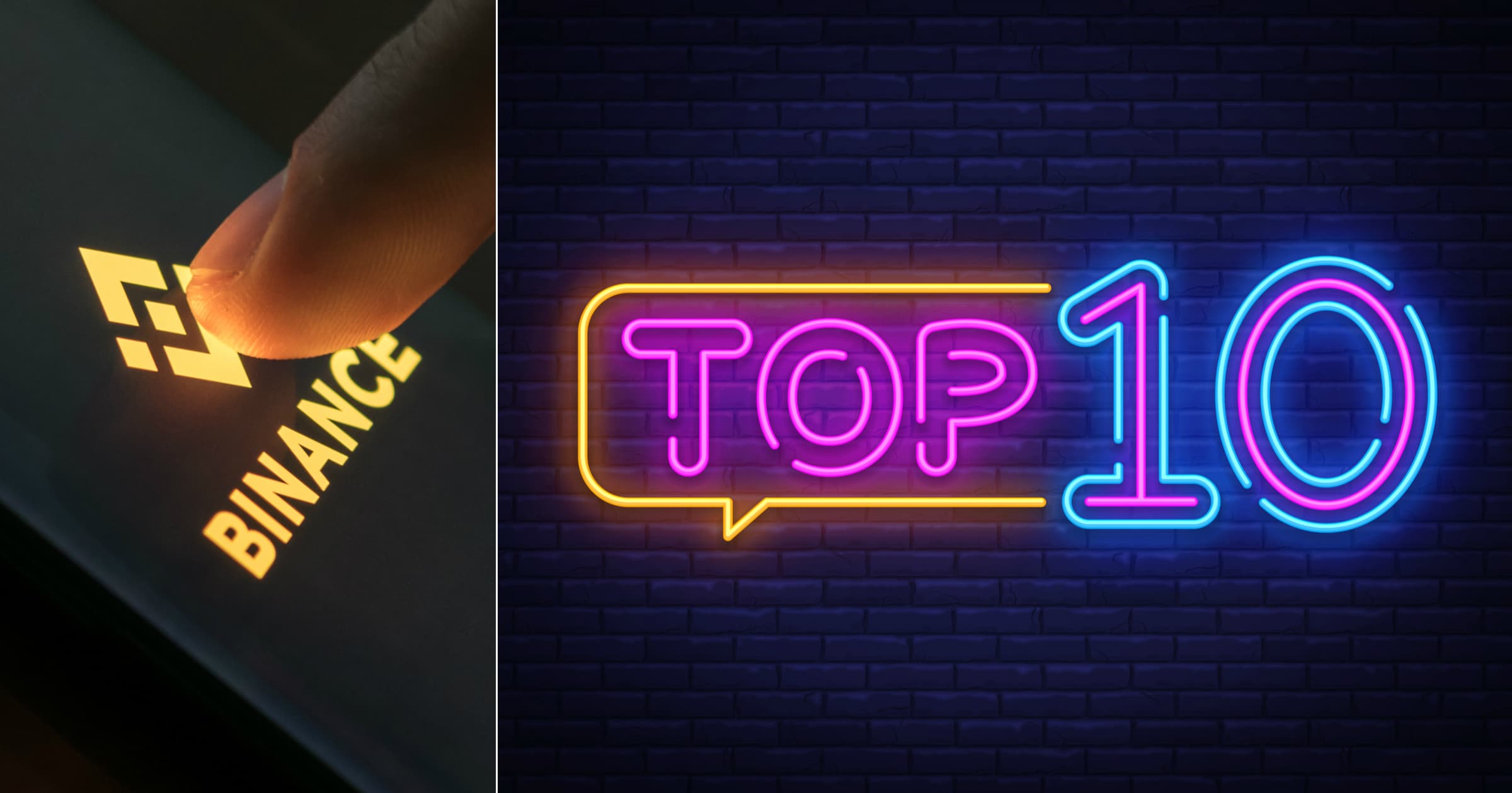 Binance halkar ur topp tio i Cryptocompares nya ranking för kryptobörser.
