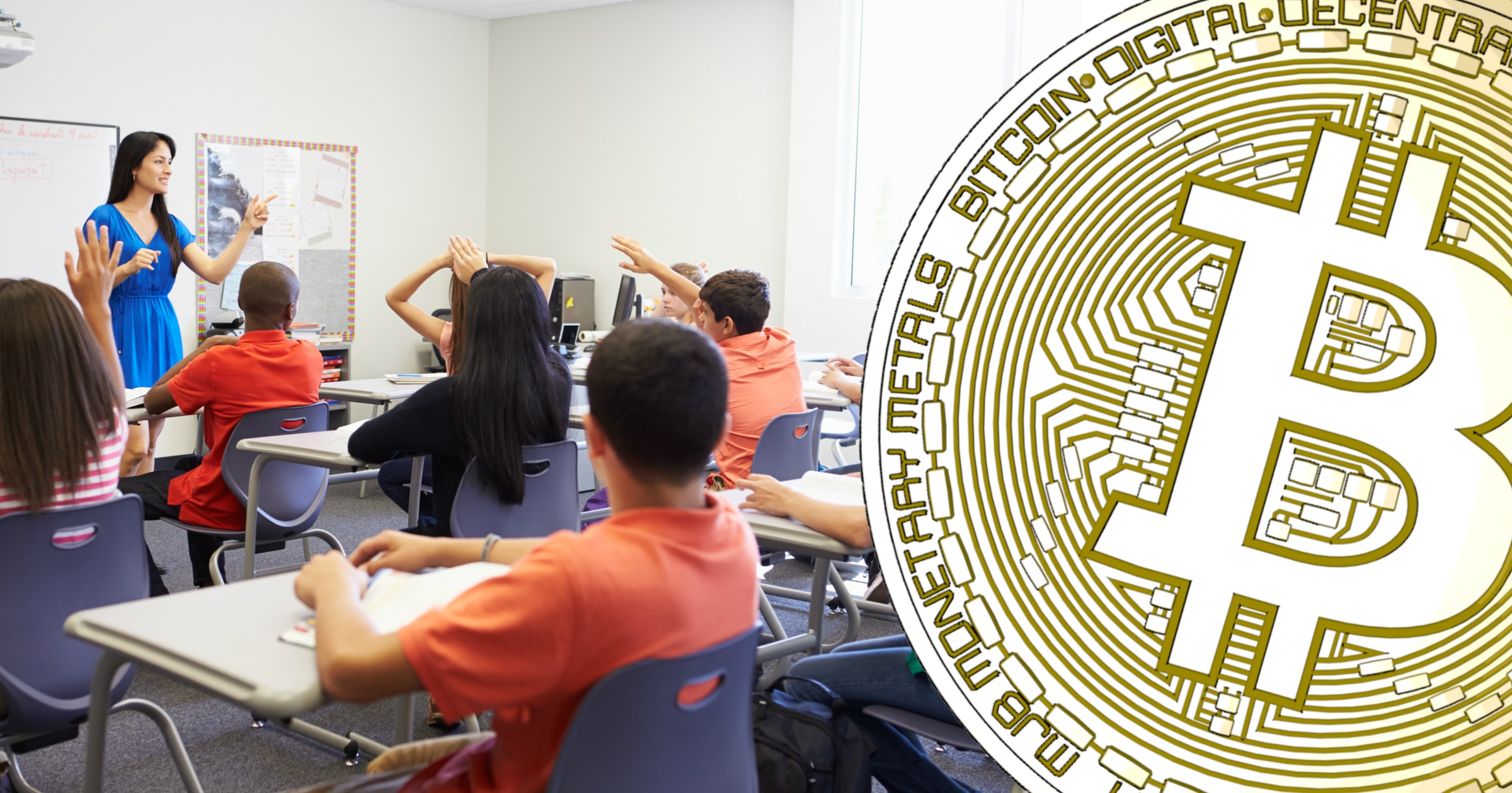 Nu ska franska gymnasieelever lära sig om kryptovalutor i skolan.