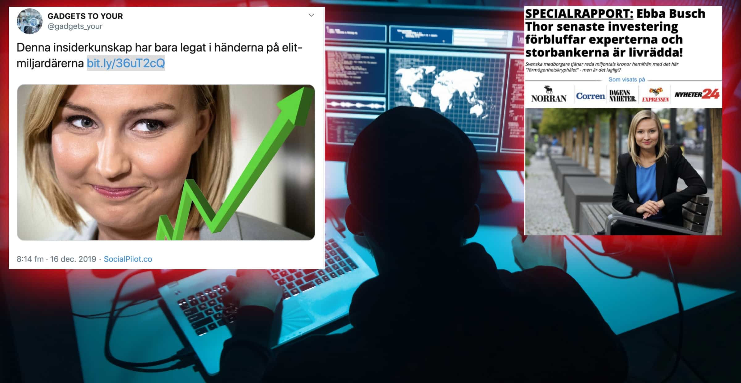 Ebba Busch Thor är nästa kändis att utnyttjas av bitcoinbedragarna