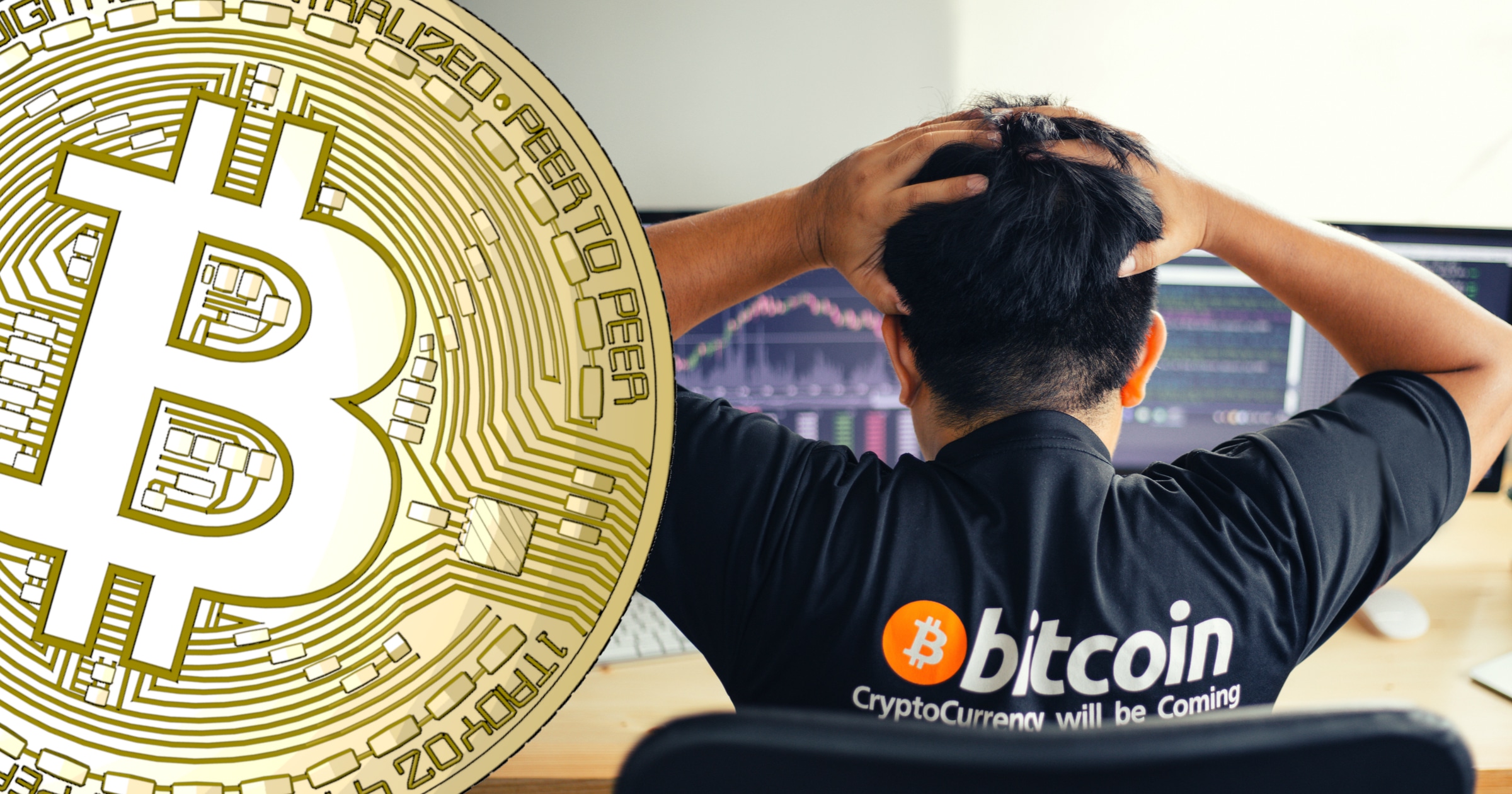Bitcoinpriset åter under 7 000 dollar.