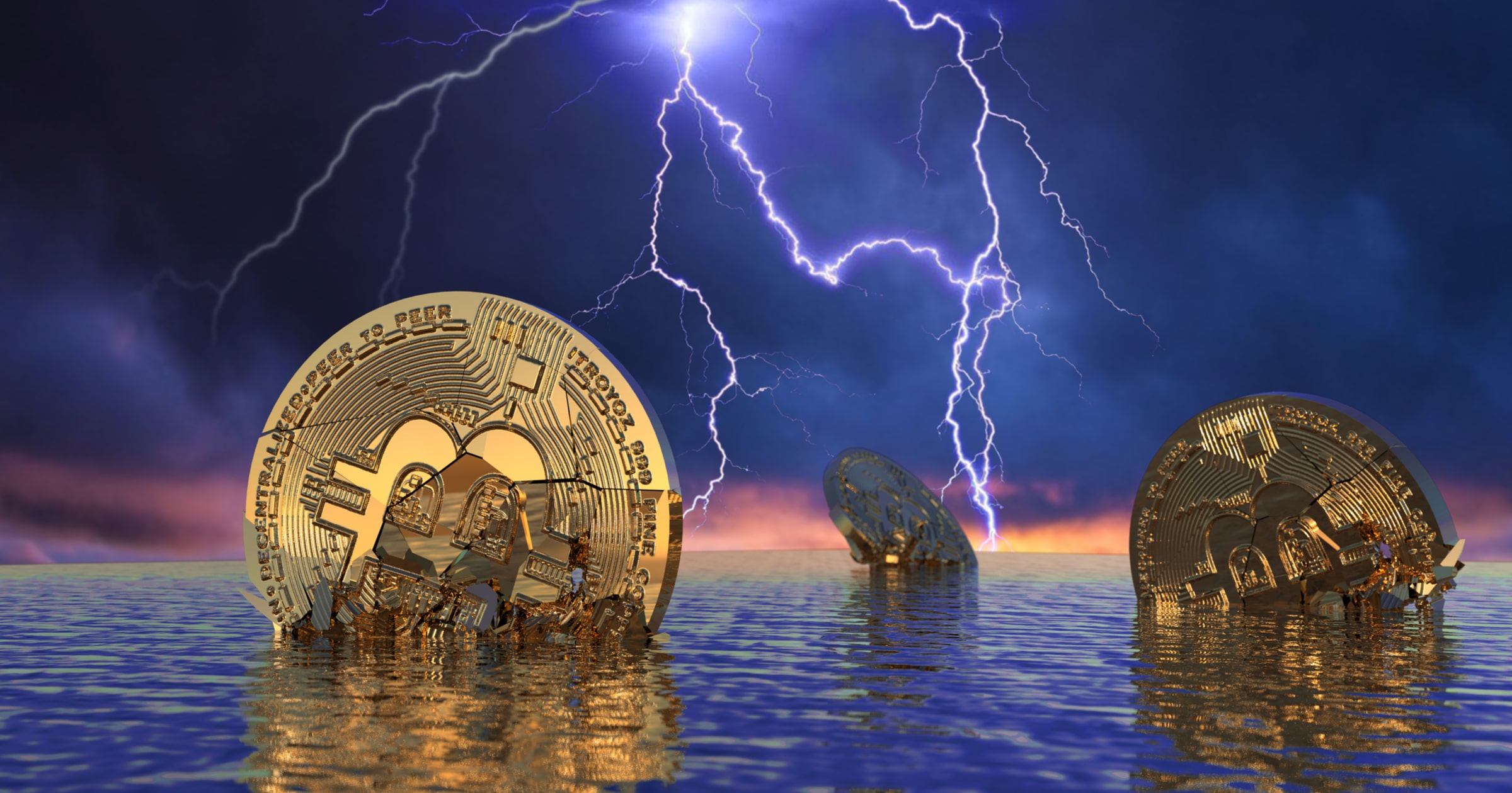 Efter den senaste tidens uppgångar – nu faller bitcoinpriset.