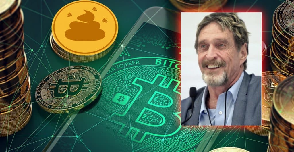 Efter penislöftet: Nu kallar John McAfee bitcoin för "shitcoin"