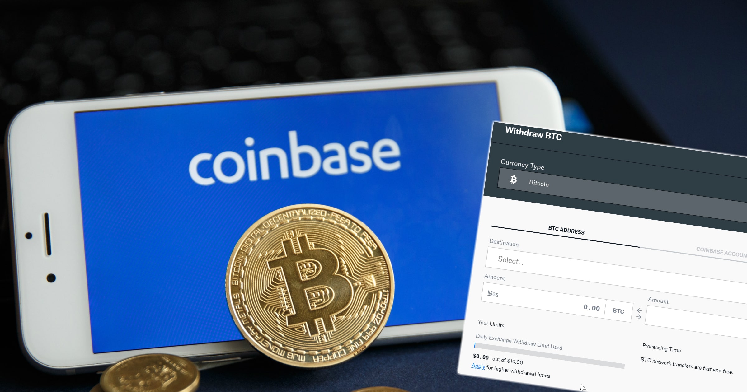 Coinbase påstås sätta maxbelopp för bitcoinuttag – vissa användare kan inte ta ut mer än 10 dollar
