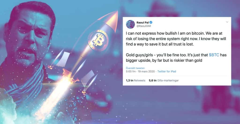 Finansprofilen efter att bitcoinprisets rusning: "Jag kan inte förklara hur 'bullish' jag är"