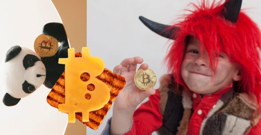 De 10 konstigaste bitcoinbilderna på Shutterstock