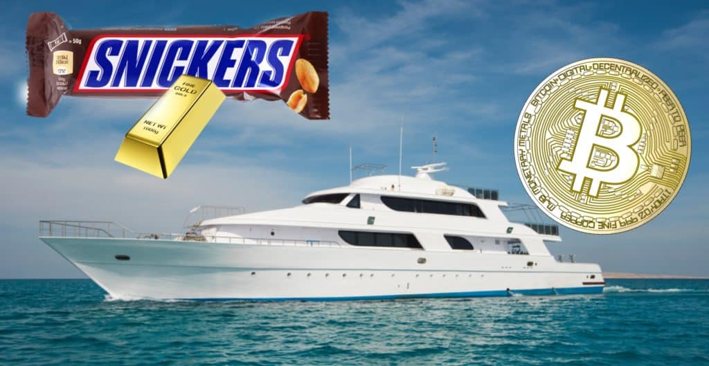 Analytiker hyllar bitcoin och dissar guld: Vill du ha en yacht eller en Snickers?