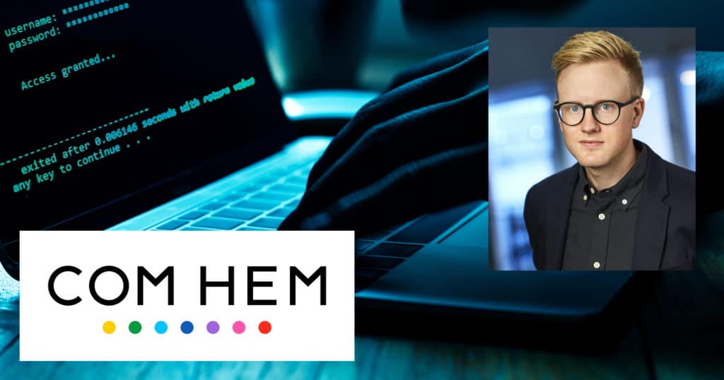 Efter hackerattacken – nu uppmanar Com Hem drabbade kunder att byta lösenord.
