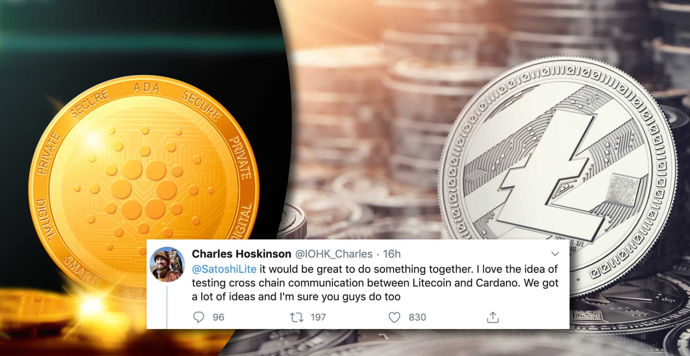 Två av världens tio största kryptovalutor kan vara på väg att börja samarbeta