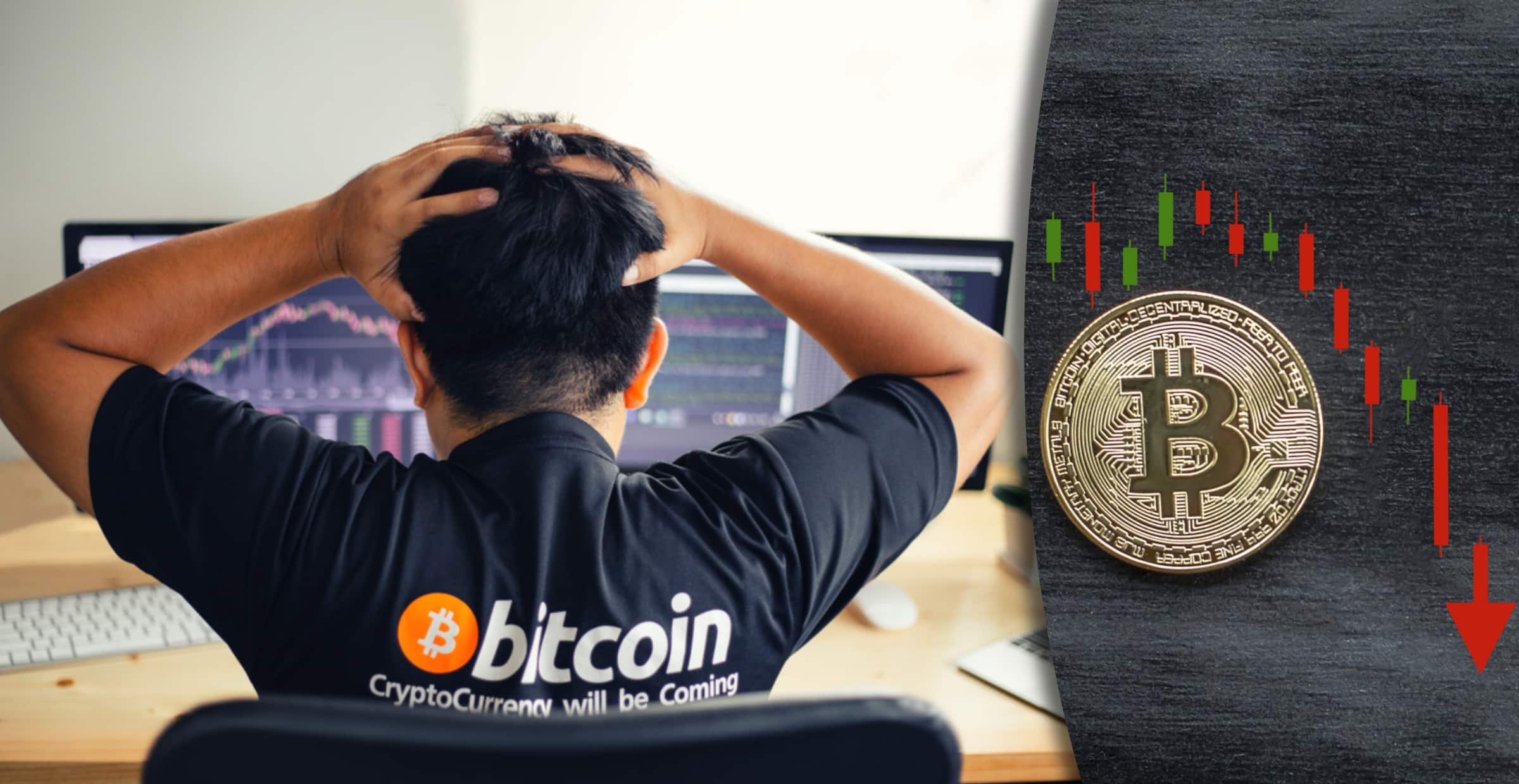 Investerare hoppades på tjurmarknad – då rasade bitcoinpriset med 7 procent