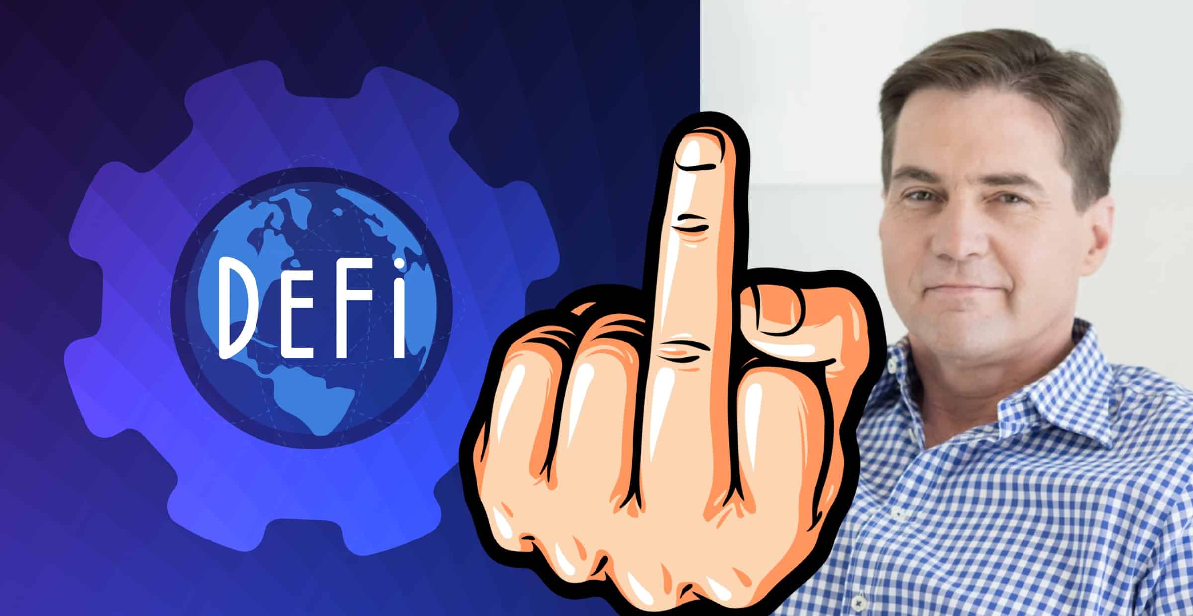 Craig Wright ger fingret åt "defi" – säger att segmentet styrs av kriminella bedragare
