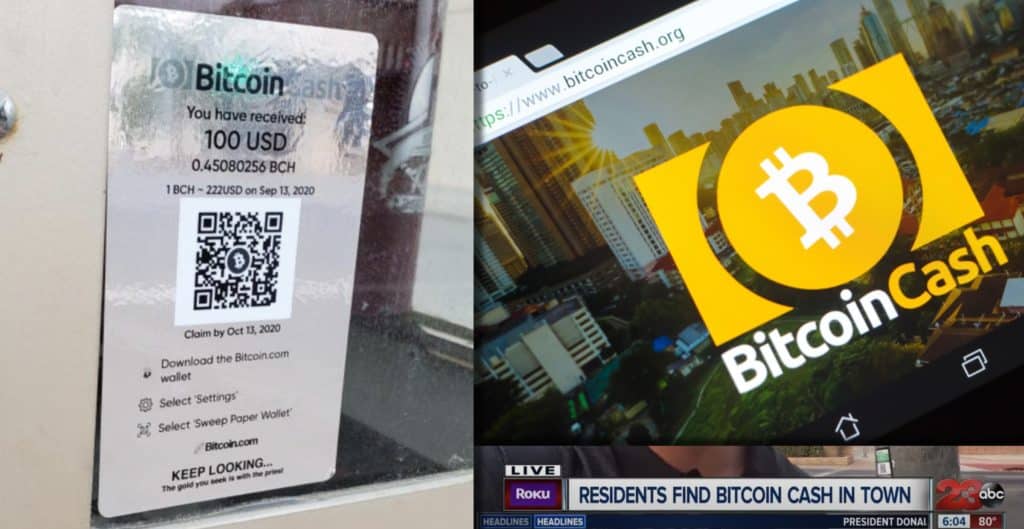 Bitcoin cash gavs bort i stor skattjakt – för att göra reklam för kryptovalutor
