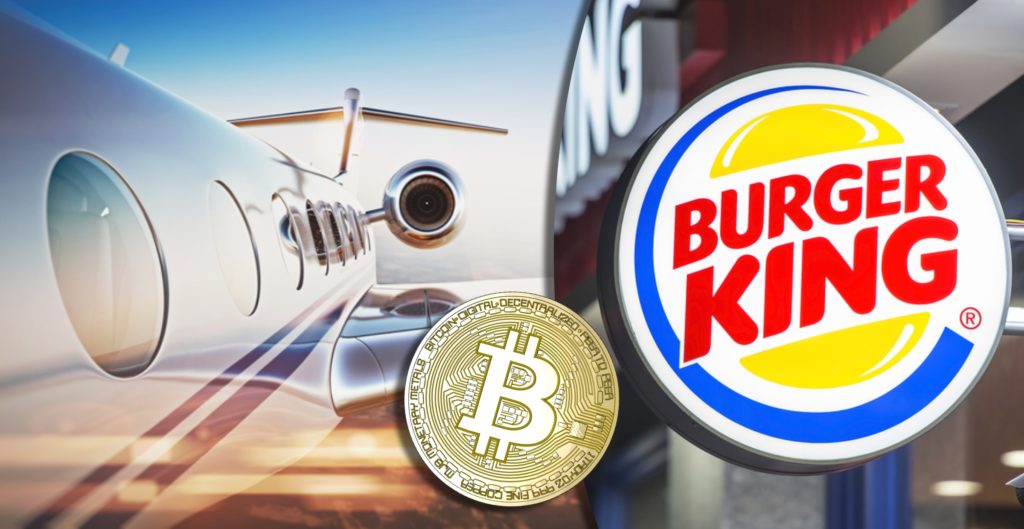 Nu kan du ta ett privatjet för att äta Burger King i Venezuela – och betala för allt med bitcoin