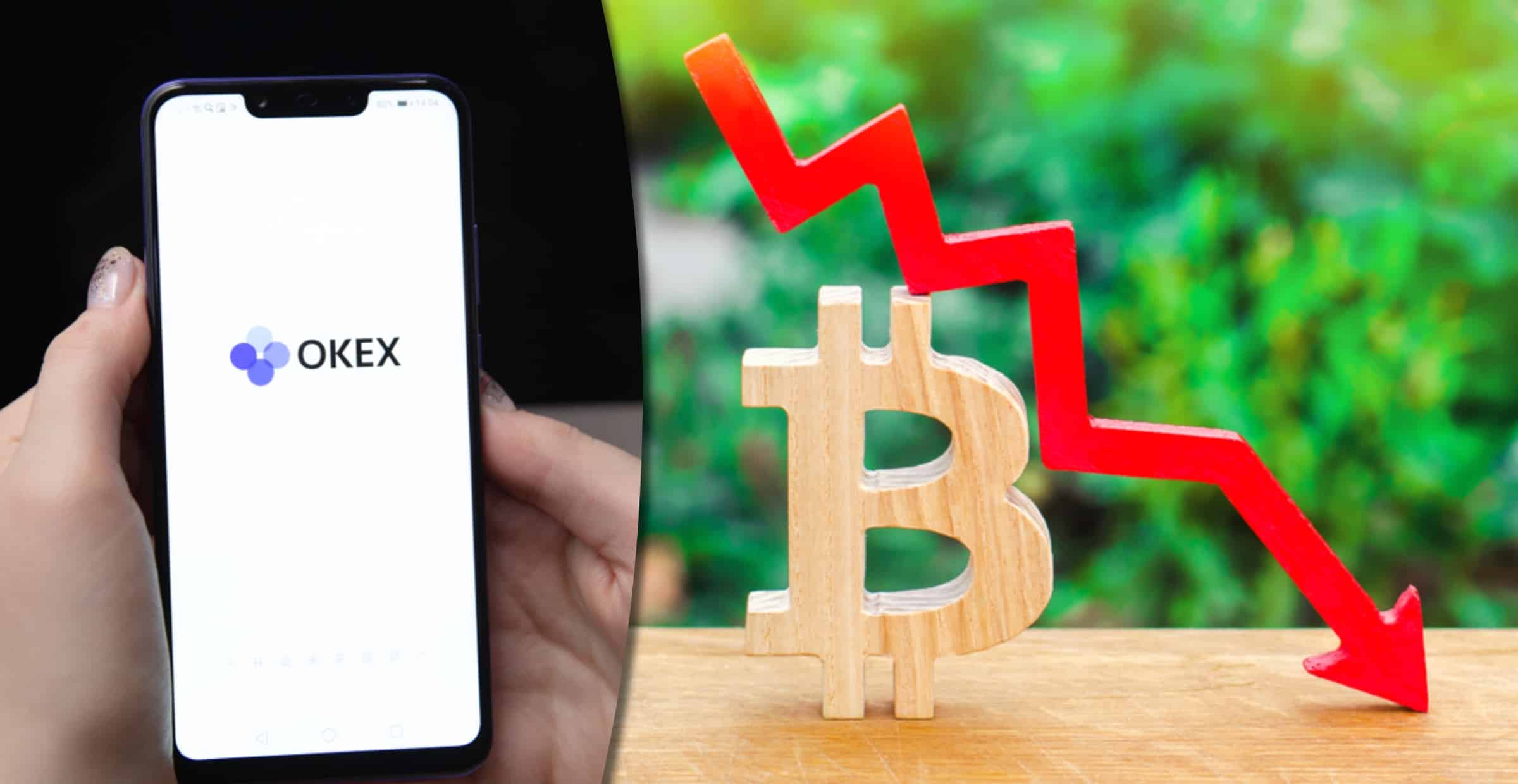 Storbörsen Okex har stoppat alla kryptouttag – bitcoinkursen dök efter beskedet