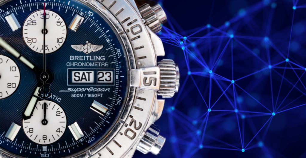 Breitling ska registrera alla sina nya klockor på en blockkedja