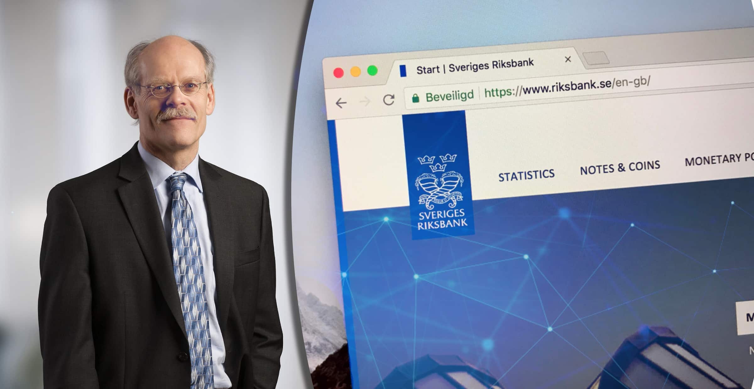 Riksbanken prisas för arbetet med e-kronan.