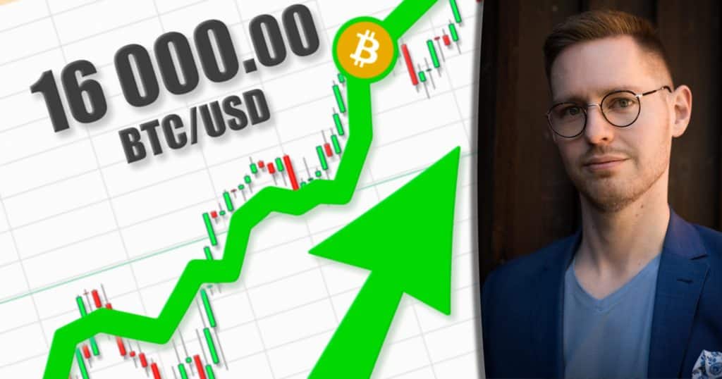 Bitcoinpriset rusar över 16 000 dollar – expert tror att tjurmarknad är nära
