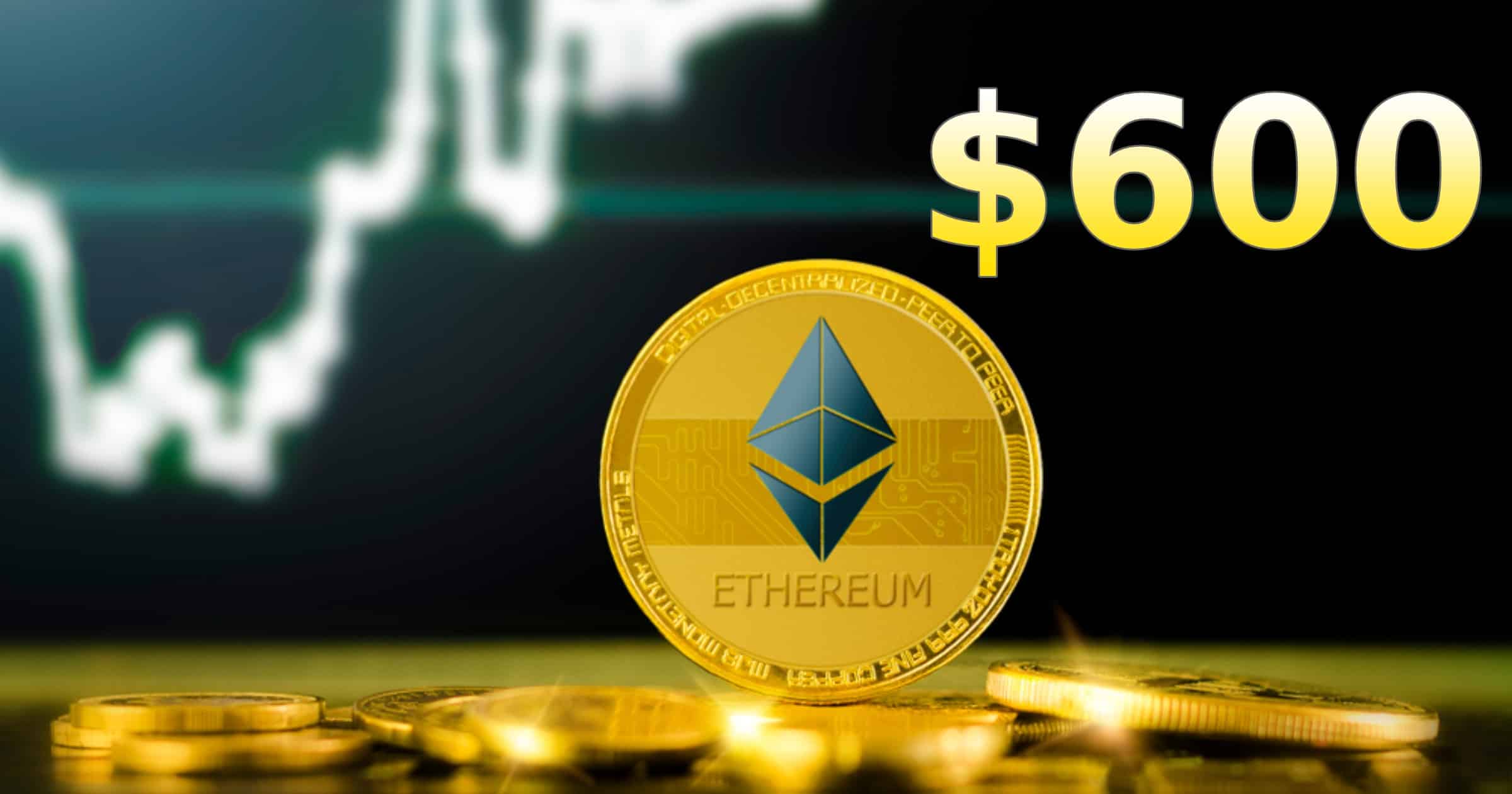 Ethereumpriset passerar 600 dollar – det här kan det bero på