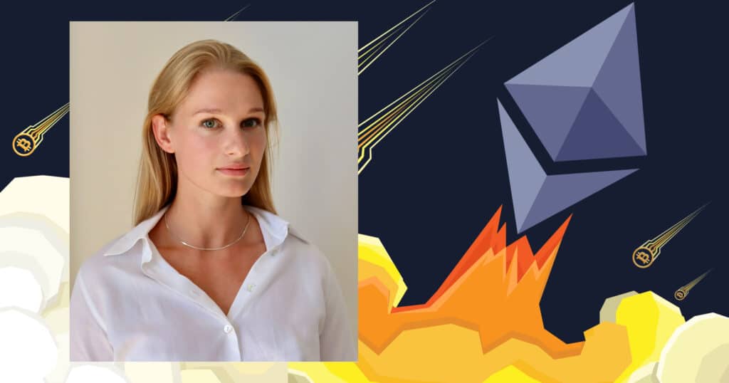 Kryptoprofilen Anna Svahn tror mer på ethereum än på bitcoin.