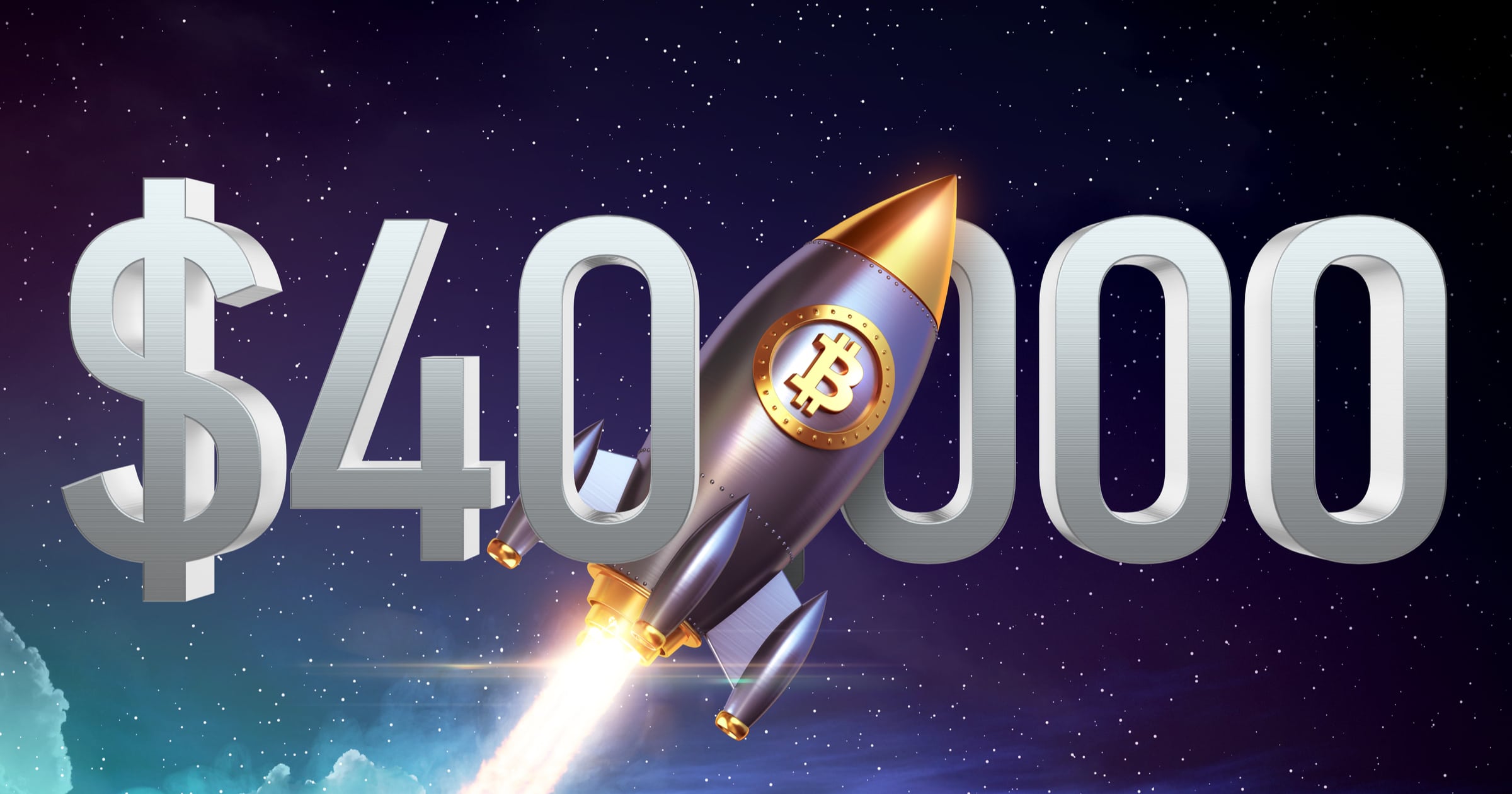 Bitcoinpriset når ännu en milstolpe – rusar över 40 000 dollar.