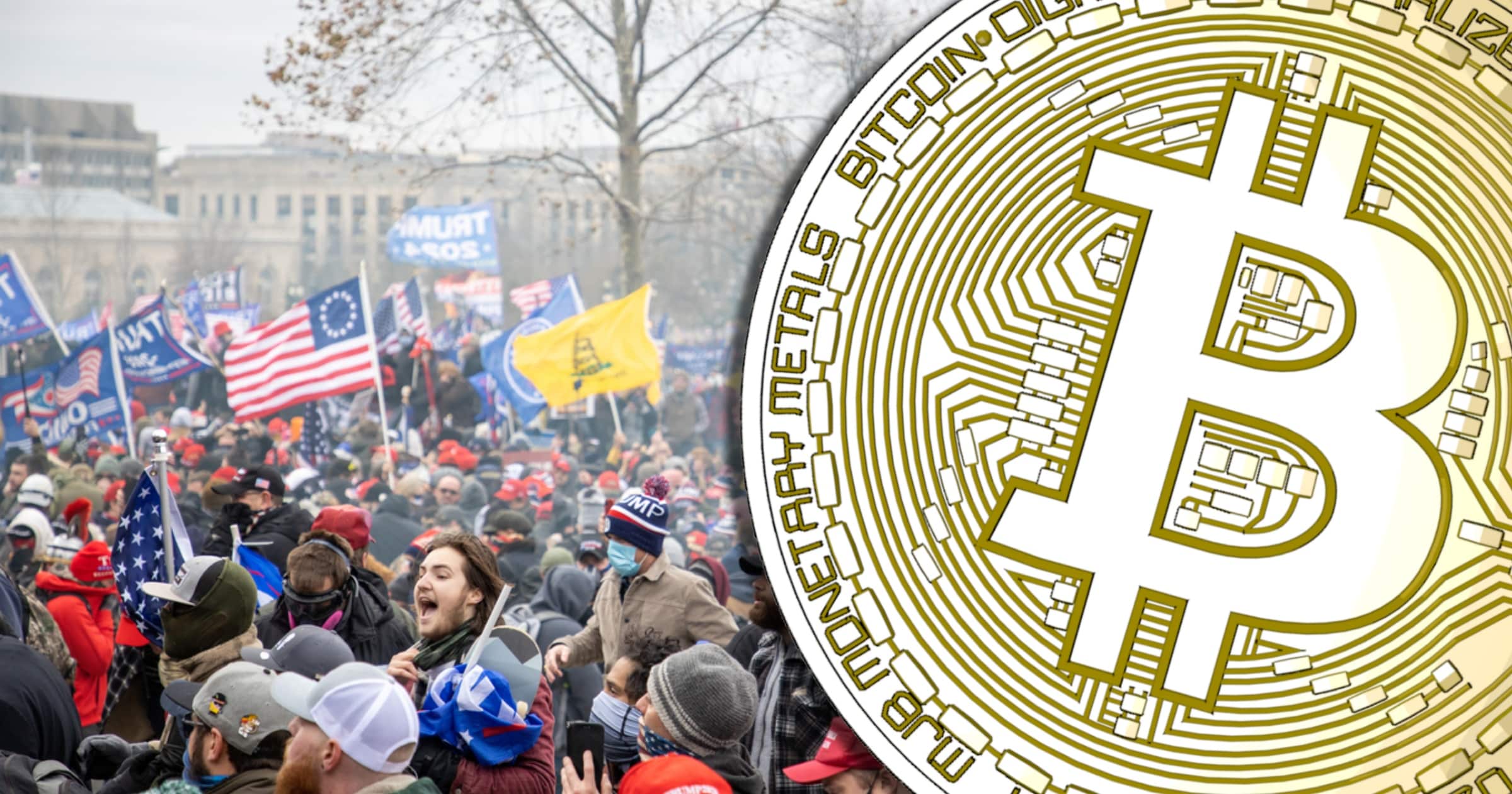 Kaosscener i USA – då gör bitcoin ny rekordnotering på 37 800 dollar
